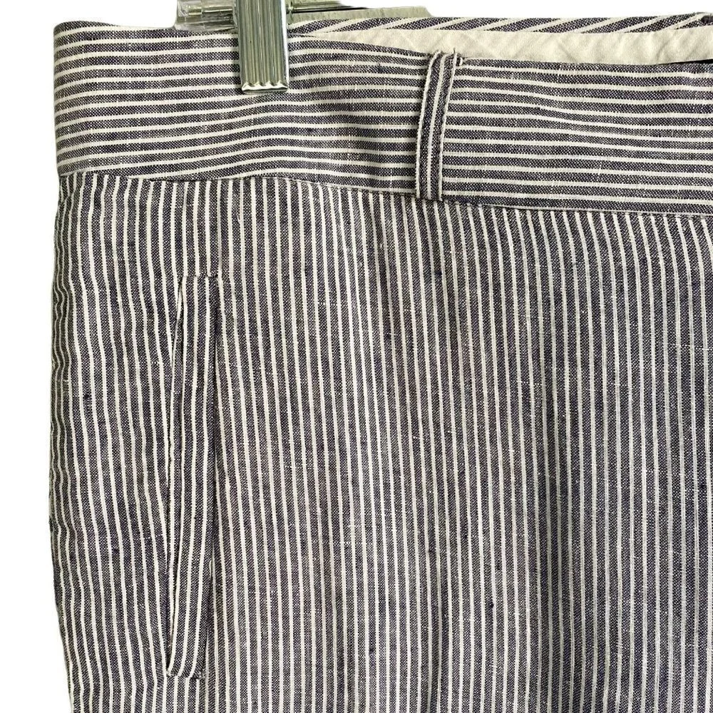 Banana Republic Linen Trousers 718 Martin Fit Size 14